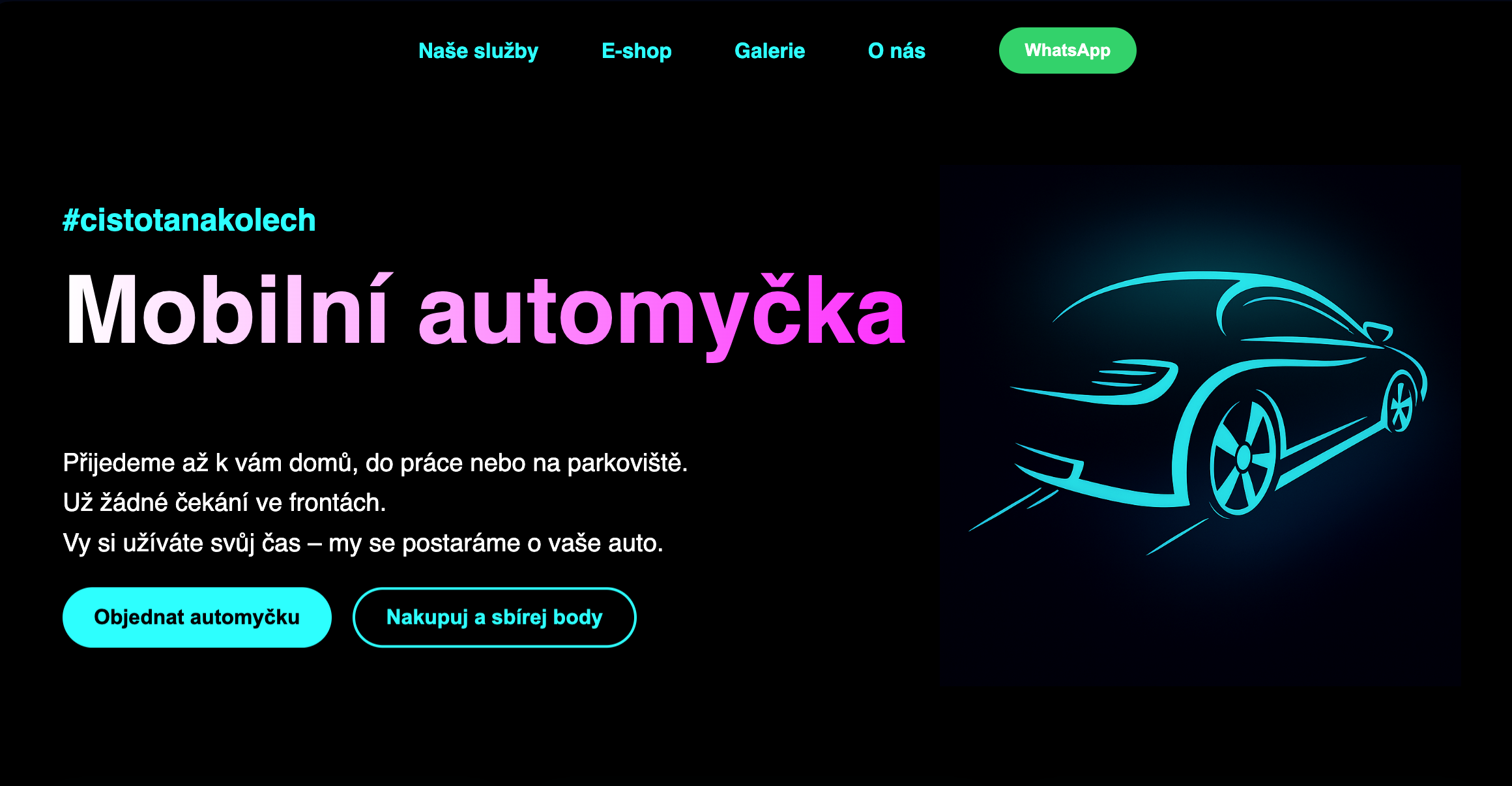 Mobile Car Wash Website Preview